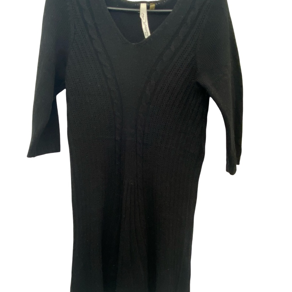 SD Collection Black Long Sleeve Dress